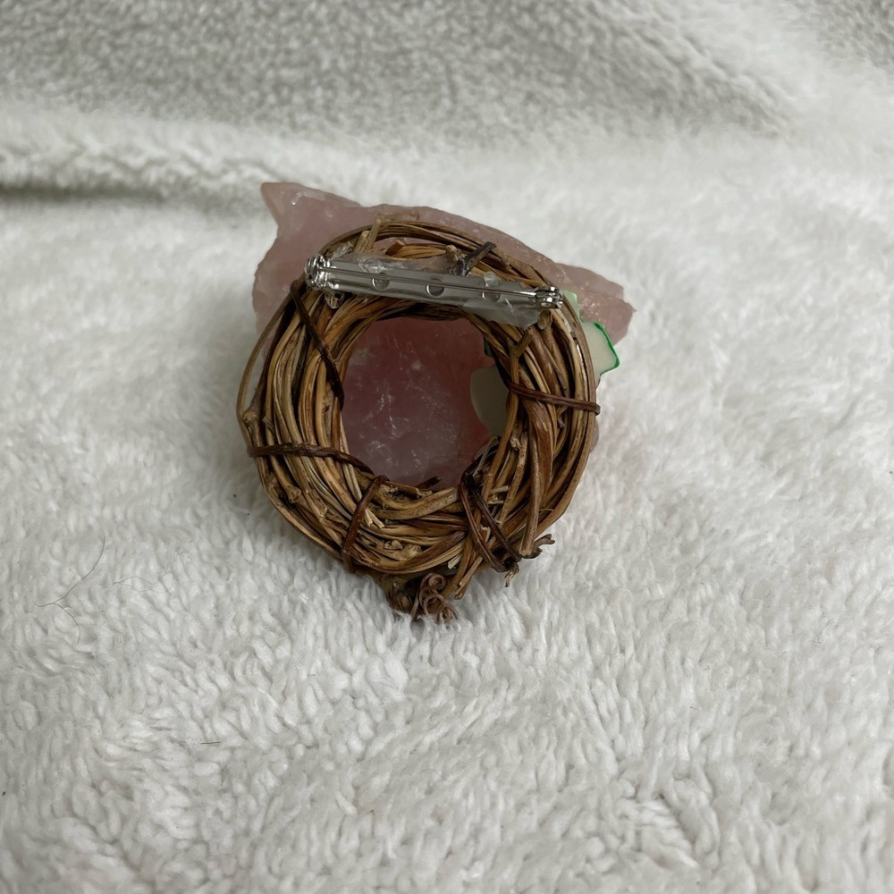 Wreath Christmas brooch - Picture 2 of 3